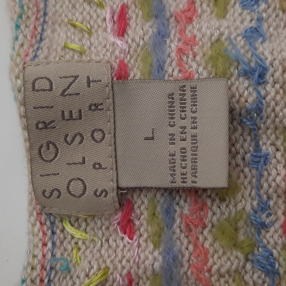 Vintage Sigrid Olsen Sport Women's Sweater - Size L - Picture 2 of 9